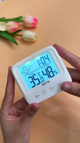 Nhiệt ẩm kế rất cần thiết cho mùa hè á các mom ạ#nhietamke #nhietamkedientu #mevabe #xuhuong 