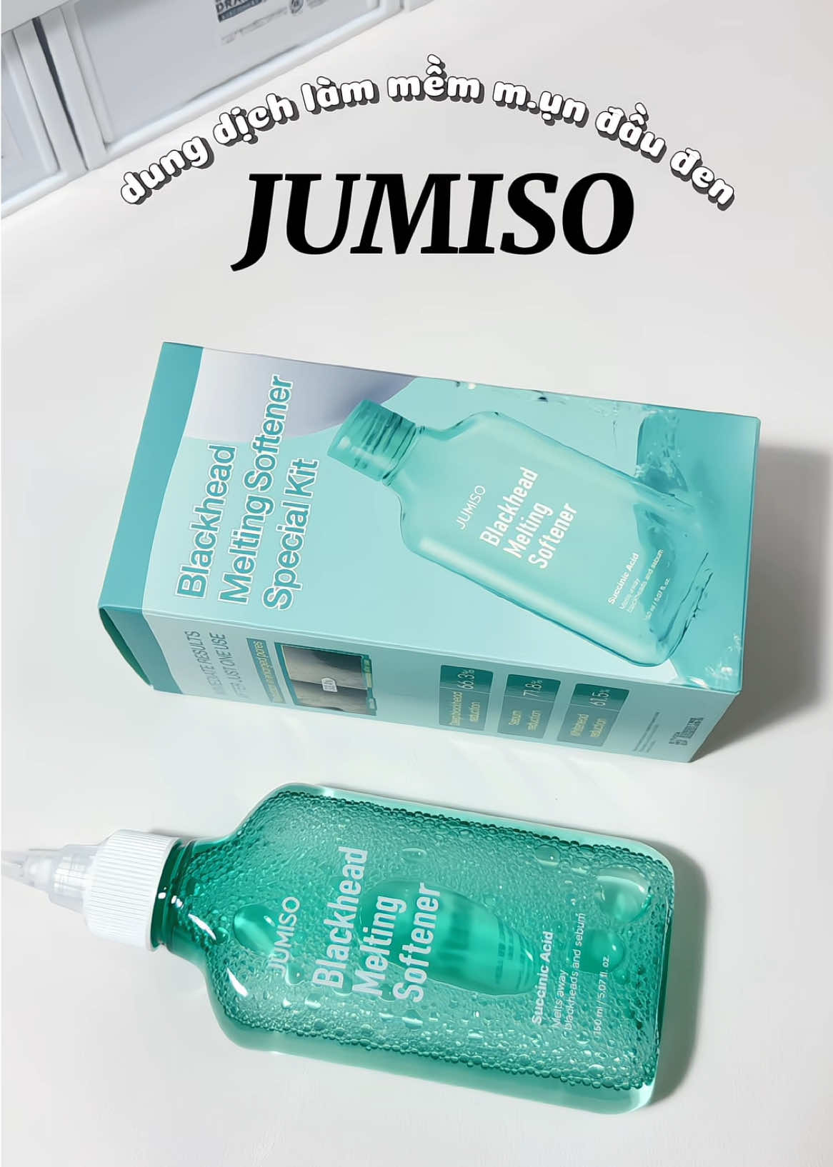 Bai bai mụn đầu đen, sợi bã nhờn👉🏻💯 #mundauden #soibanhon #jumiso #duongda #lamdep  #review #unboxing #xuhuong #viral #fyp 