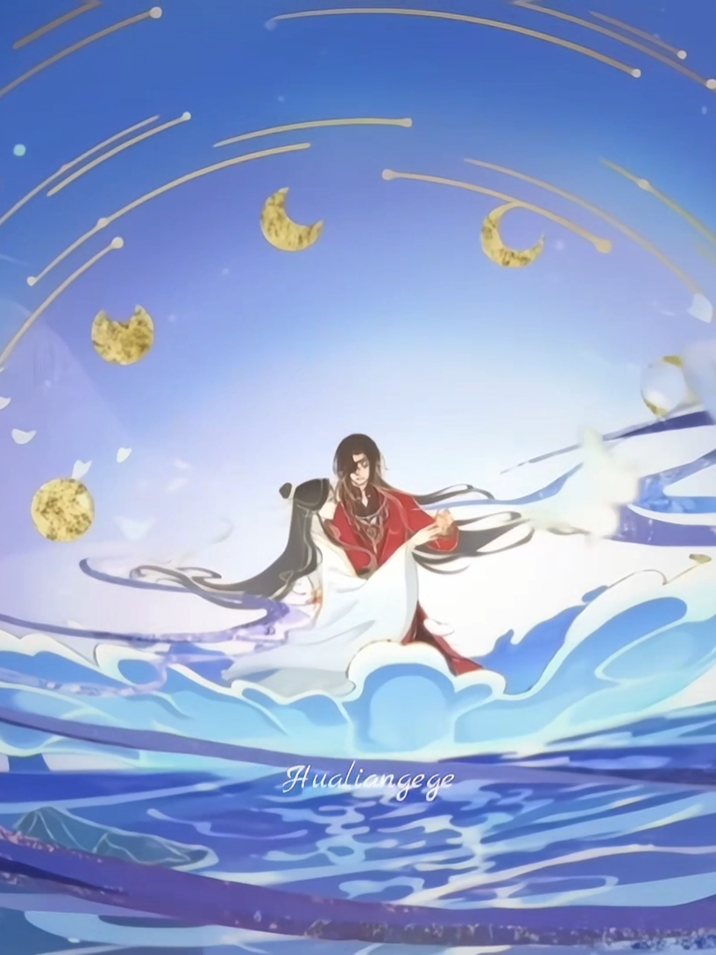 It's been a long time, hasn't it? The short film 2 is so cute, i want more ehehehe 😻 . . #HuaLian #XieLian #HuaCheng #tgcf #heavenofficialsblessing #edit #hualiangege 