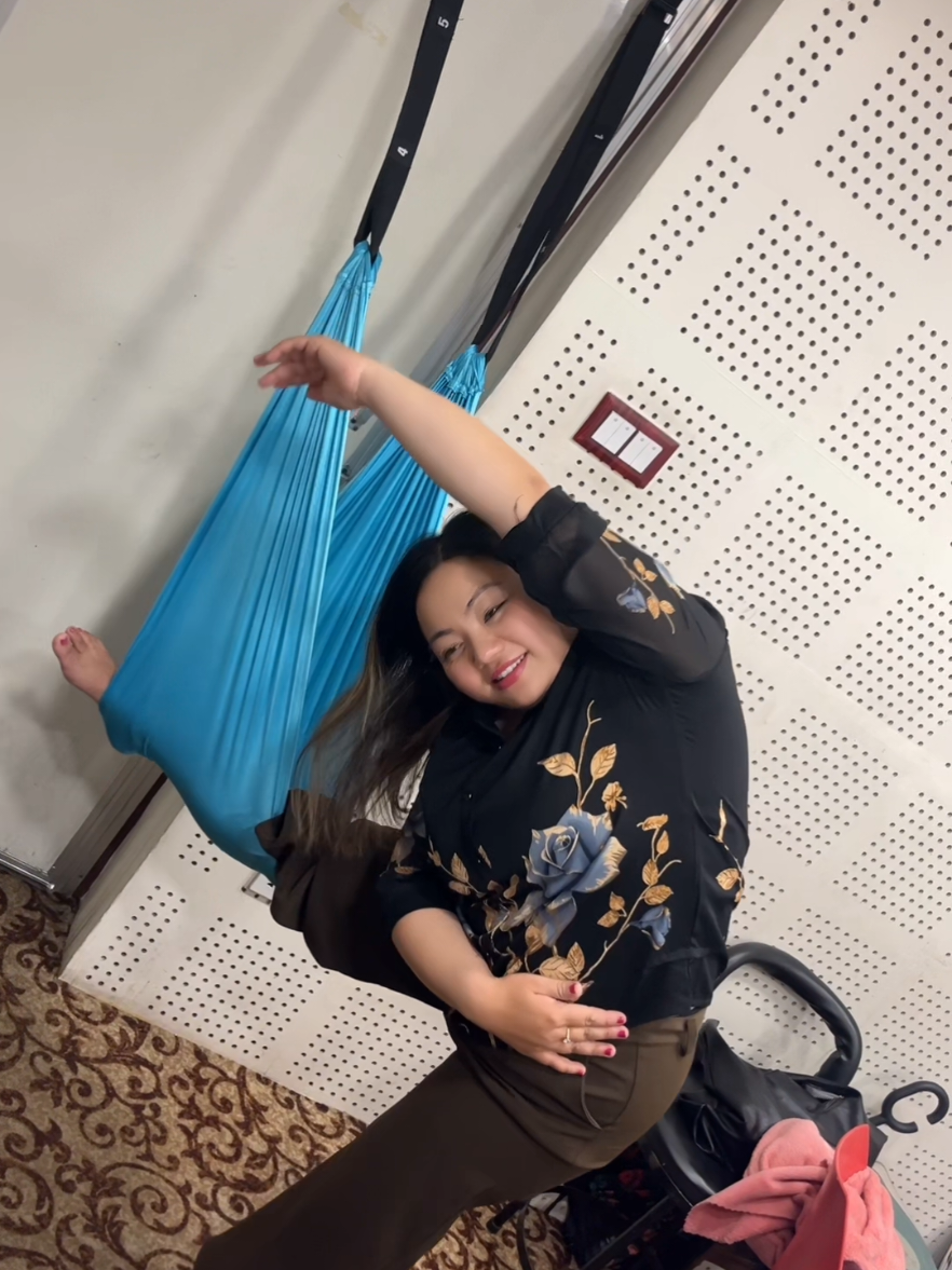 Full-Body Stretching Aerial Yoga Rope — just Rs 1 699! Clip it over any sturdy doorway, flip upside-down and feel instant spinal decompression. Portable, beginner-friendly and perfect for yoga support, body-shaping, dance warm-ups or Pilates. Strengthen your core, boost flexibility and de-stress in mid-air. 🧘‍♀️🪢 yoga swing • yoga swing tricks for beginners • yoga swing tutorial • yoga swing for beginners • aerial yoga swing • aerial yoga • aerial yoga hammock • yoga hammock • yoga rope • yoga rope for stretching • anti gravity yoga • trapeze yoga • stretching strap • flexibility training • back pain relief • home workout equipment • home workout equipment in Nepal • home gym equipment in Nepal • nepalyoga • yoga Nepal • fitness Nepal#creatorsearchinsights##YogaSwing #AerialYoga #AerialYogaSwing #YogaHammock #YogaRope #StretchingStrap #AntiGravityYoga #TrapezeYoga #FlexibilityTraining #BackPainRelief #HomeWorkoutNepal #HomeGymNepal #FitnessNepal #NepalYoga #YogaSupport #BodyShaping #DanceAssistant #PilatesWorkout #TikTokNepal #FYP #ForYou #Trending 