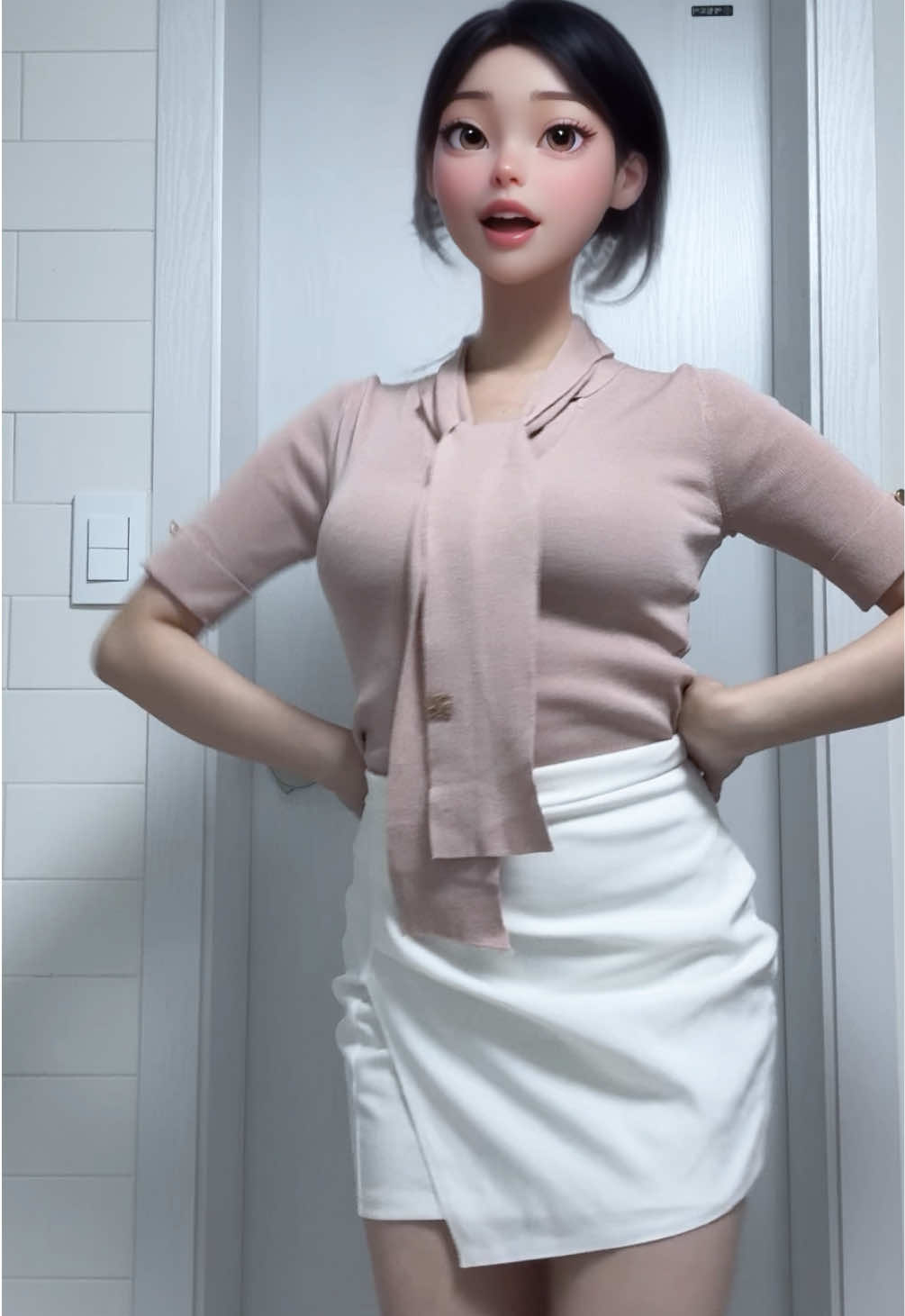 눈을 뗄 수 없을 거 어 얼 비서룩 가튼 고런 너낌 #추천 #fyp #ㅊㅊ #짧은치마 #05 