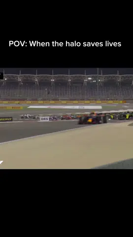 when the halo saves lives #fyp #f1 #viral #formula1  #perte 