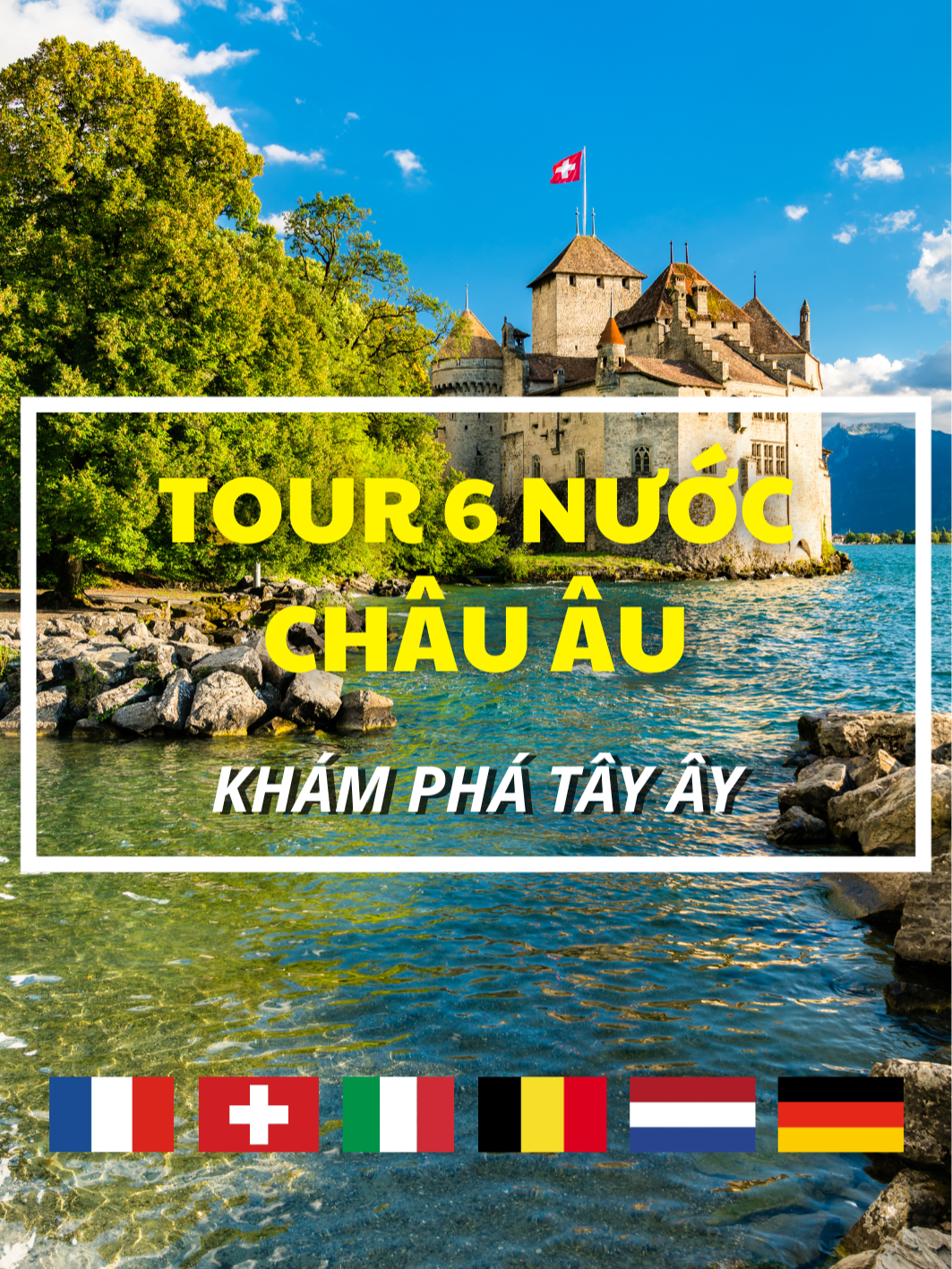 Tour 6 nước châu Âu, giá chỉ từ 55.990.000. Khởi hành từ TPHCM. #xuhuong #fyp