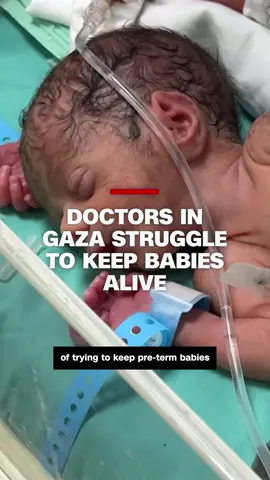 CNN’s Paula Hancocks reports on the situation in Gaza, as doctors try to keep pre-term babies alive in a warzone where formula, medicine and fuel are in short supply. #cnn #news