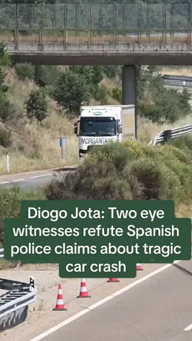 Diogo Jota: Two eye witnesses refute Spanish police claims about tragic car crash #diogojota #liverpool #football 