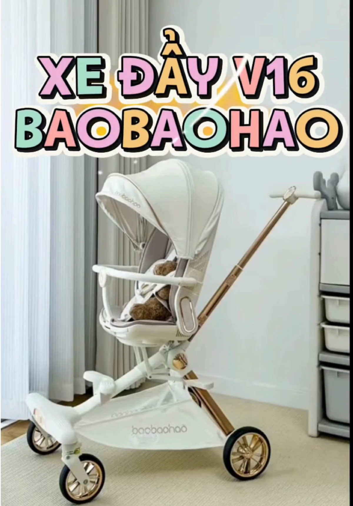 Xe đẩy V16 baobaohao - sản phẩm hot hit luôn được ba mẹ săn đón!😍 ✅ Gấp gọn tiện lợi ✅ 3 chế độ ngả lưng linh hoạt ✅ Đẩy siêu nhẹ siêu êm Sắm ngay cho bé yêu thôi ba mẹ ơi!😘 #xedaychobe #xeday #xedaygapgon #baobaohao #pakey #v16 #xedayv16 #v16baobaohao