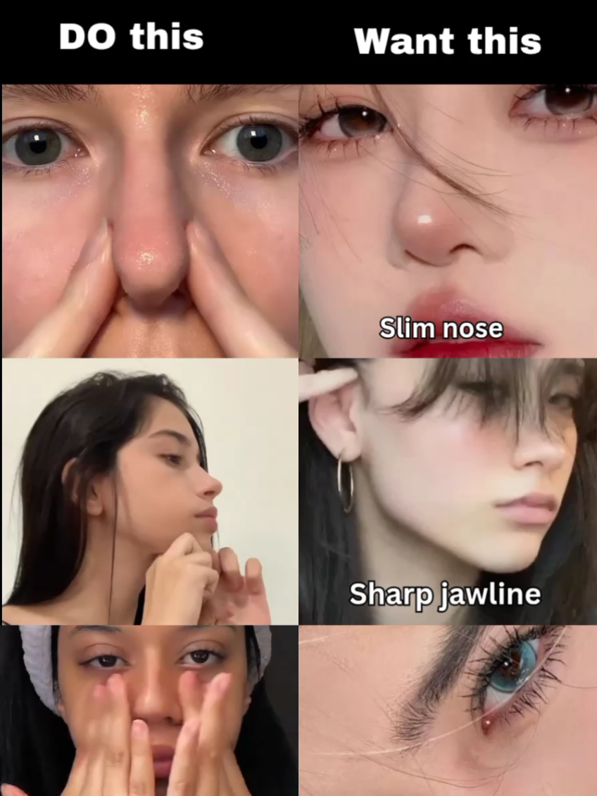 Facial exercise for women . . . #glow #GlowUp #newyorkcity #looksmaxing #trending 