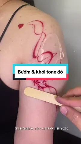 Bướm và khói tone đỏ #tanbinh #saigon #baucat #xamdep #fyp #viral #xuhuong #tattoo 