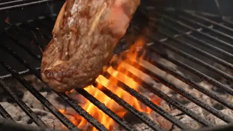 That sizzle is the only ASMR I need. #Steak #Grilling #BBQ 