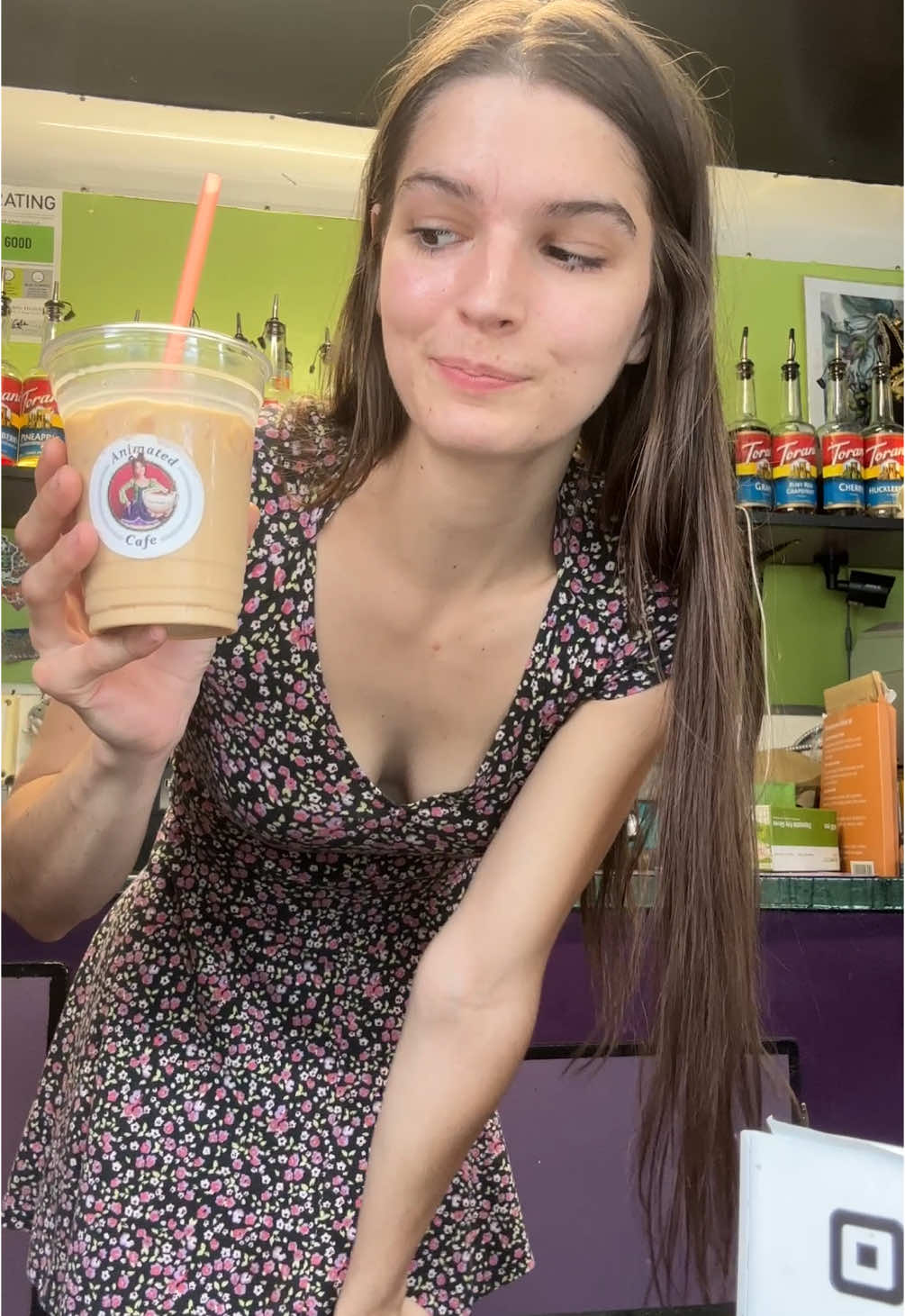 🫘Got me feelin fancy! ✨ Worth it? #thankyou @Olympia Coffee #anamadeit #animatedcafe #tastetest #coffeedrinker #esspresso #latte #seattle #supportlocal 