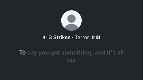 #3strikes #terrorjr #song #foryou 
