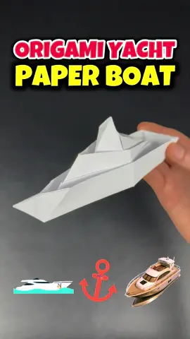 Easy Origami Paper Boat Craft Tutorial Yacht #paperboat #origami #origamitutorial #papercraft #origamichallenge 