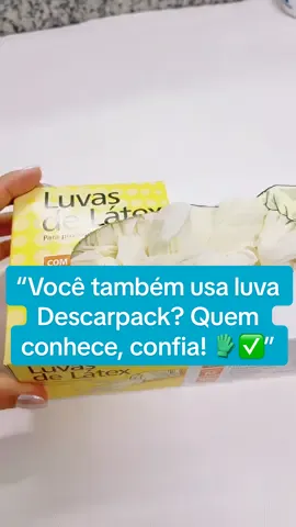 Essas luvas são perfeitas!✨ Uso Descarpack porque confio em quem entende de proteção de verdade: conforto, resistência e segurança em cada procedimento!”@descarpackoficial #luva #proteção #enfermagem #conforto #segurança 