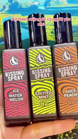 Xịt Thơm Miệng Kissing Spray LYD Wolf ON Hương Trái Cây Bạc Hà Thơm Mát Sảng Khoái Nhỏ Gọn 20ml ##xitthommieng##thommieng 