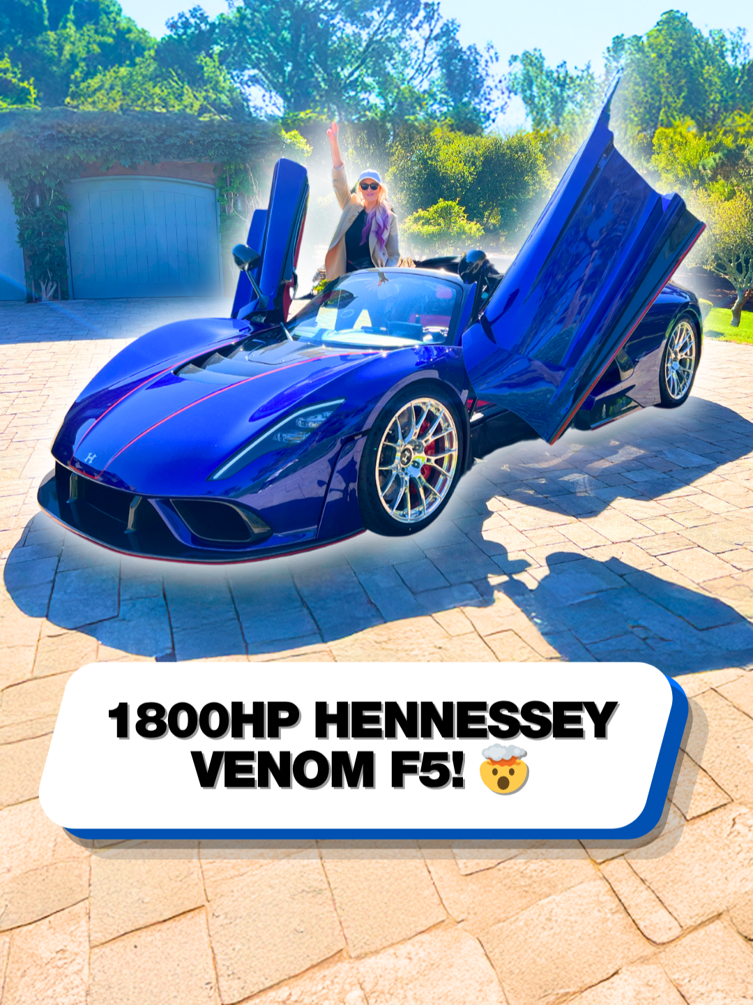 A car so powerful, they named it after the highest tornado threat level! 😱 #hennesseyvenomf5 #hennessey #venom #f5 #supercar #cartok #hypercar #fastcars #hypercars #fast #fastest #tornado #luxurycars #horsepower #supercarblondie