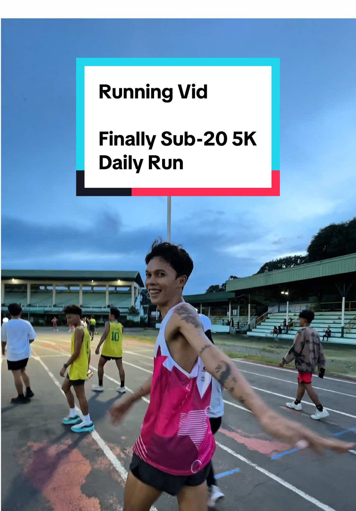 Finally nakuha kona sub-20 5Krun. Keep runniiing Congrats samin. Follow niyo sila solid nila mag advice, mag motivate at mag pacer. @Running Juls @LD NVSU @LAZY RUNNER @Reinver Tomas  Next time ulit ultra marathon at sub-42 10K naman next.  #sub205k #5ksub20 #Running #runtok #sirensign #runningmotivation #runningtips #keeprunningwithsirens 
