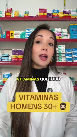Suplementos para homens 30+ #suplementos #saude #farmacia 