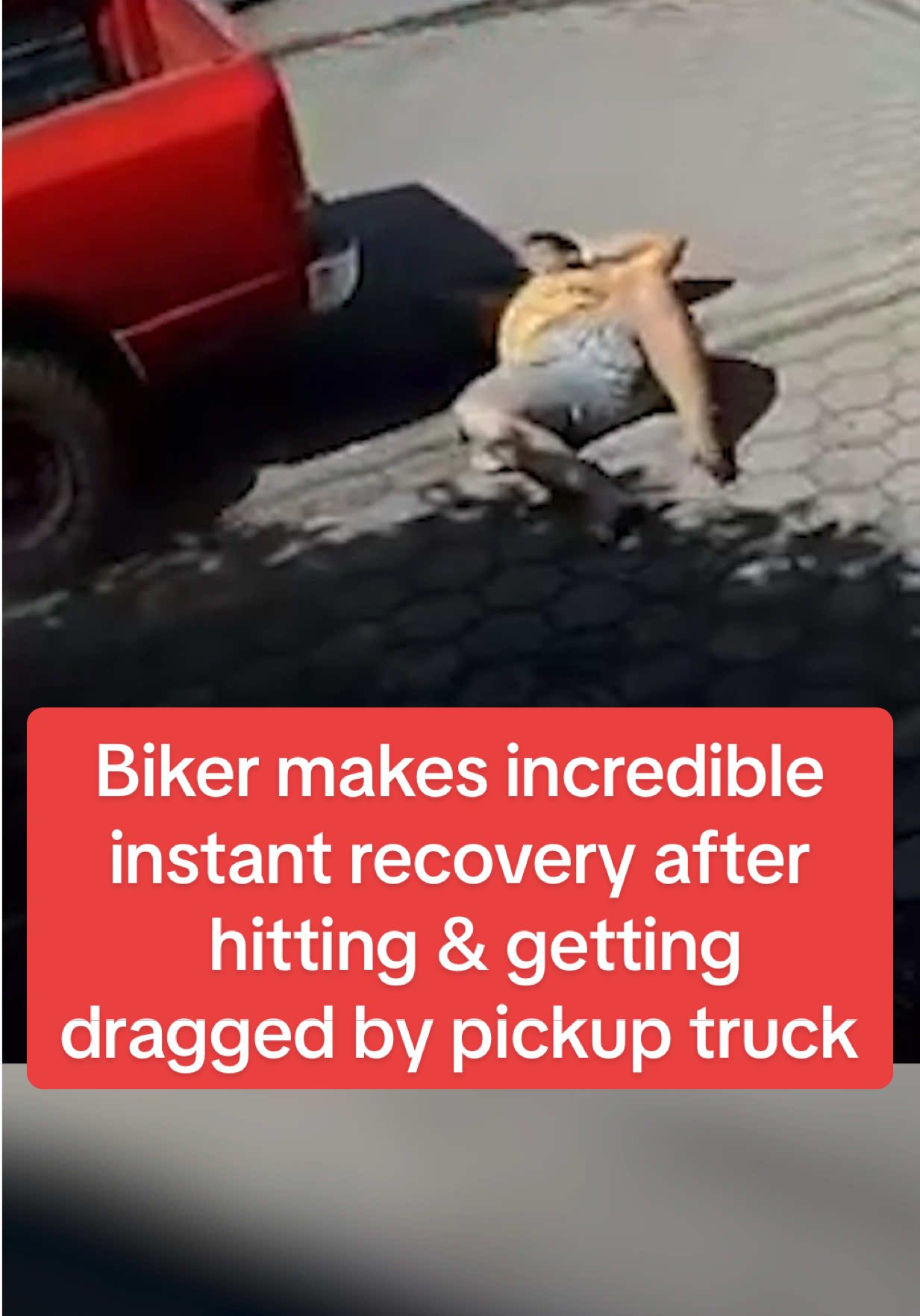 Biker makes incredible recovery after getting hit