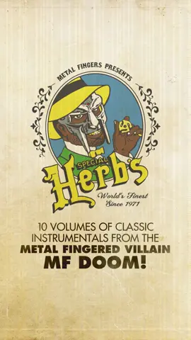 Metal Fingers Presents: Special Herbs series + MF DOOM x @Super7 - Special Herbs ReAction Figure New Custom 