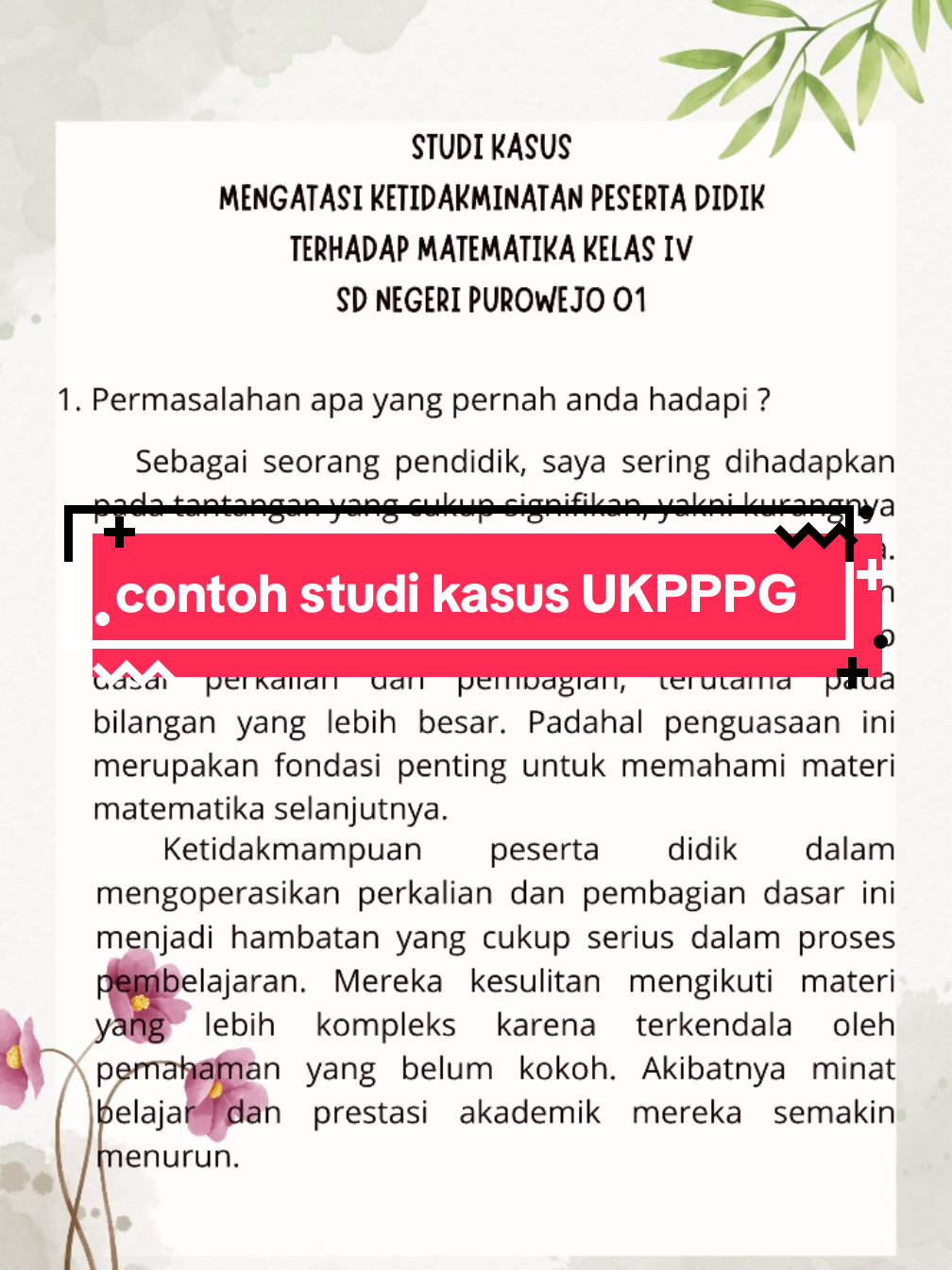 semangat 500 kata😍😍 (amati, tiru, modifikasi) tipsnya dihafal dan sering sering latihan mengetik🧠🫀 #studikasusppg #contohstudikasus #ppgdaljab2024 #ppg2025 
