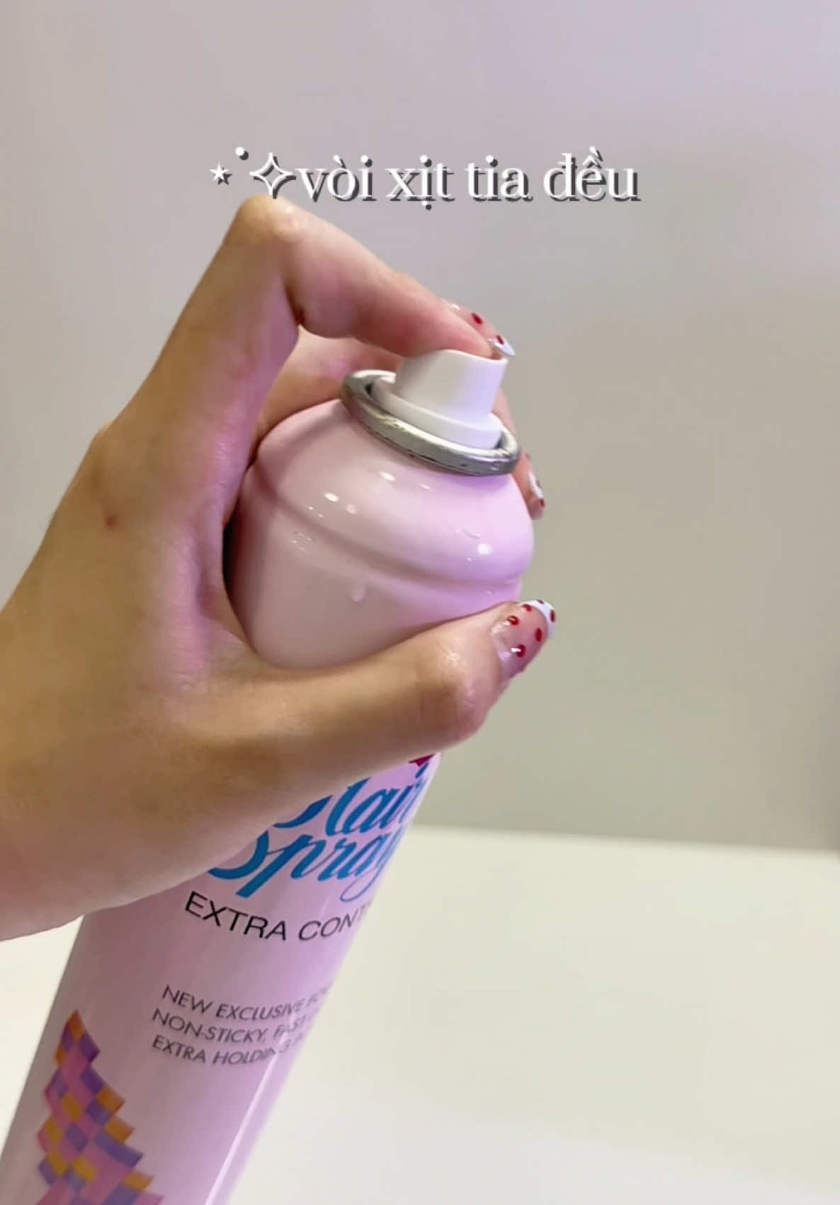 Keo xịt giữ nếp tóc con bướm hair spray extra control 🦋🫧 #hairspray #review #goclamdep #fyp #makeup 