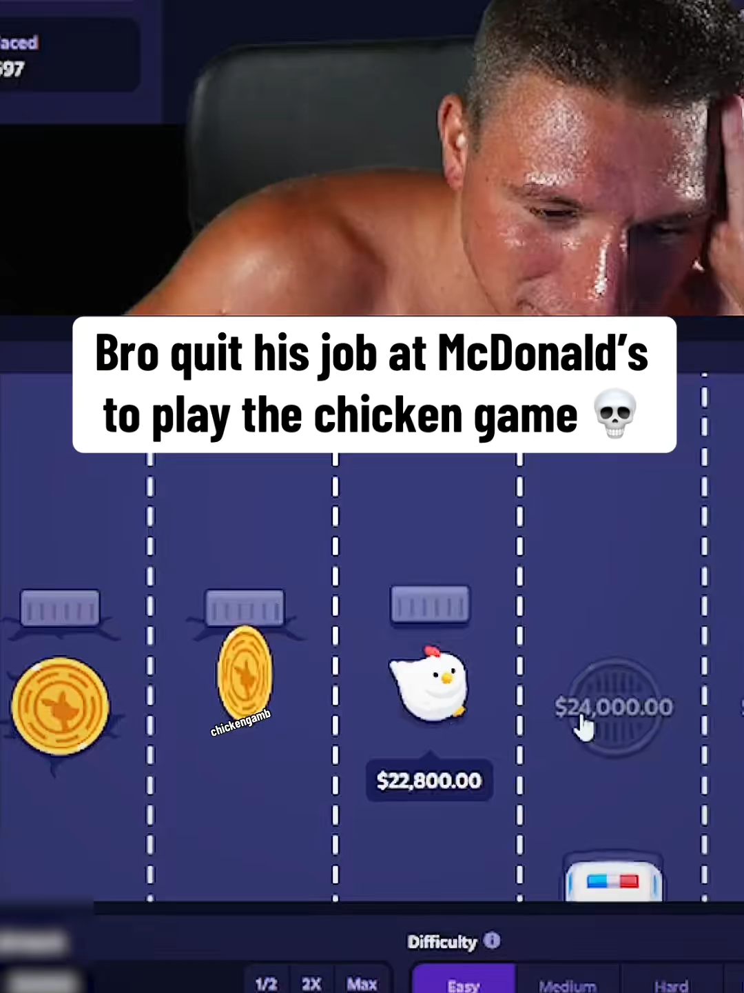 Bro quit his McDonald’s job to play the chicken #crossyroad #rydurz #money #rich #togi #stevewilldoit