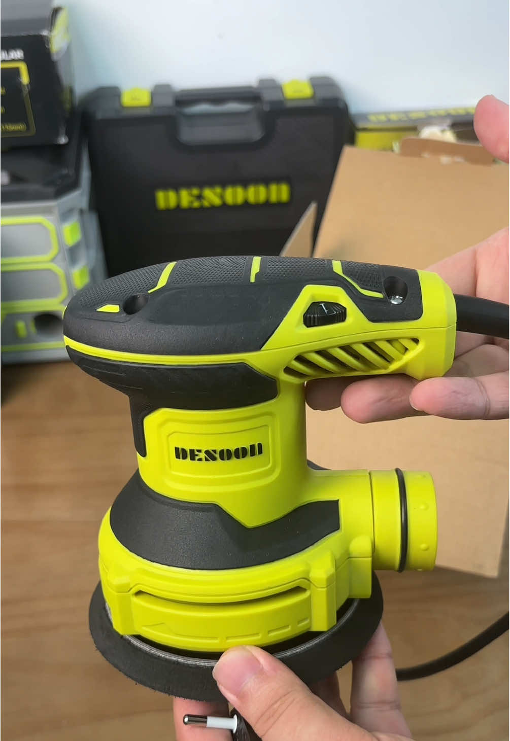 De 300w-500w, leixadeira orbital está chegando🔥🔥 #Desoon #DesoonFerramentas #Lixadeira #tiktokshopchegou #tiktokshop #reparação #fyp 