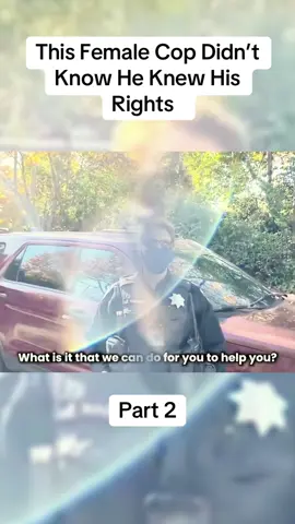 This Female Cop Didn’t Know He Knew His Rights  