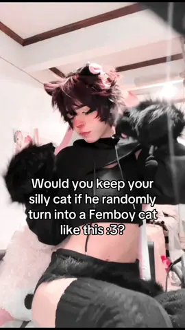 I feel so furry with this cosplay i'm never leaving it #femboy #femenineboy #twink #humor #meme #femboymeme #femboymemes #animationmeme #relatable #krug #tutorial 