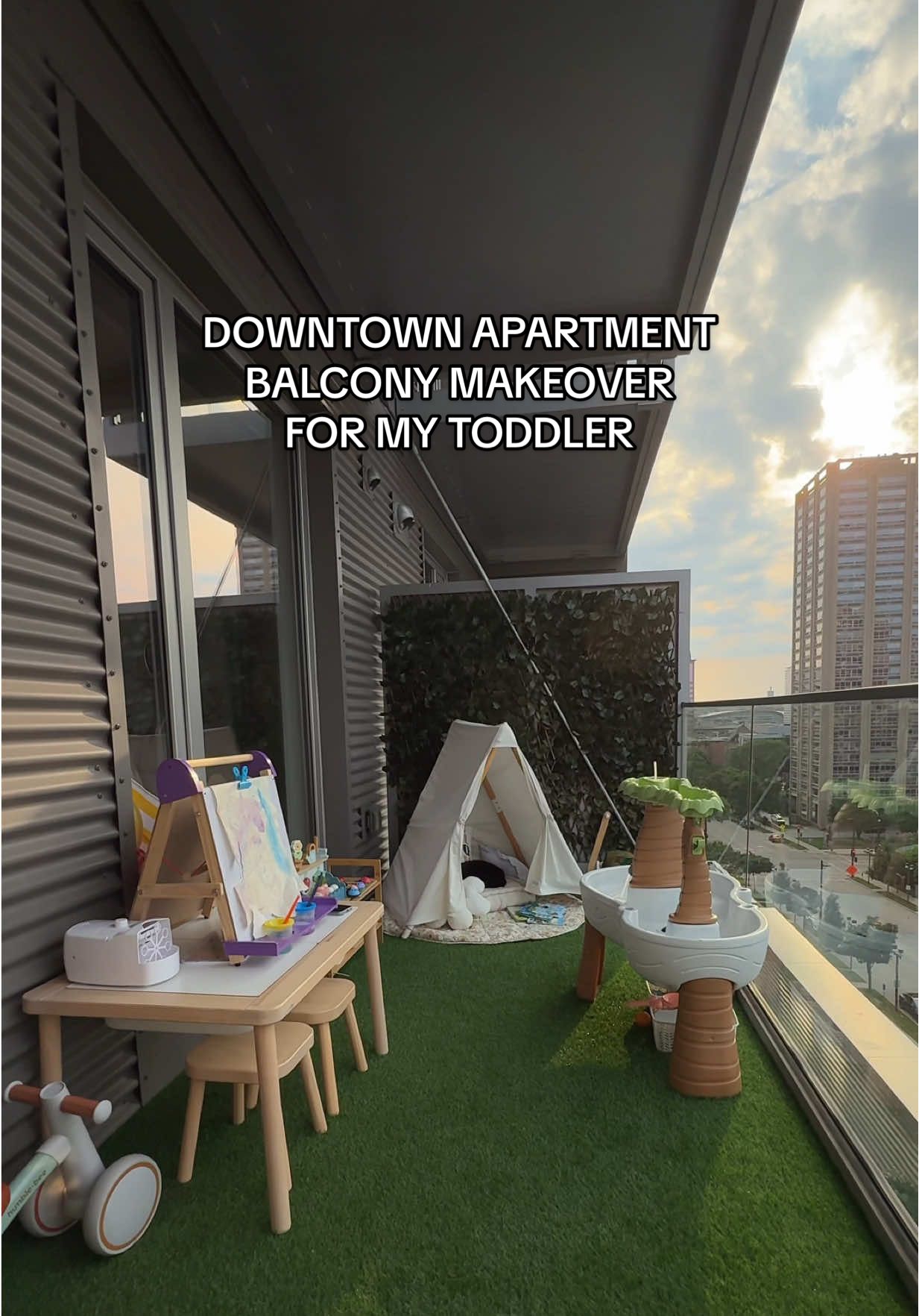 love making magic for her where ever we go 🤍✨ #MomsofTikTok #motherhoodjourney #toddleractivities #summeractivities #apartmentliving #apartmenttherapy #apartmentwithkids #apartmentlivingwithkids #summertoysforkids #summeractivitiesfortoddlers #toddlersensory #sensorybins #toddlersummeractivity #familyof3 #apartmentmakeover #balconymakeover #patiomakeover #apartmentbalcony #summersensorybin #laloplaytent #giftedbylalo #giftedbywildbird #diytoddleractivity #watertable #aesthetictoddlertoys #montessorihome #montessoritoddler #toddlersoftiktok #toddlermom #girlmom #backyardmakeover #apartmentpatio #thatmom #uniquelyascent #amazonhomefinds #softmomtiktok @Wildbird @Lalo - Baby and Toddler @NewLandMKE 