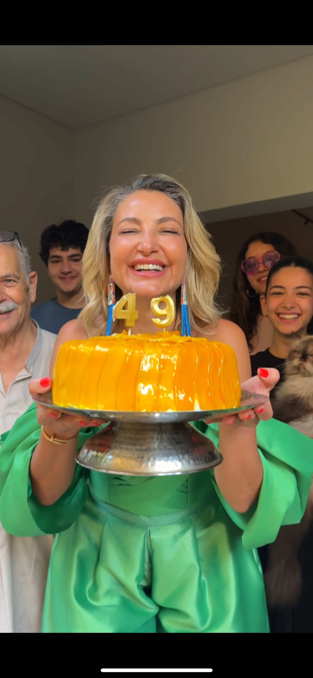 49! Grateful for every year that shaped me. Forty-fine and fabulous! 🥰♥️ Outfit 1 and 2 from root by Rasha 49 Cake by baty cake Indian yellow vest from Panora #birthdayparty #40sclub #40andfabulous #gdwm #itsmybirthday🎉 