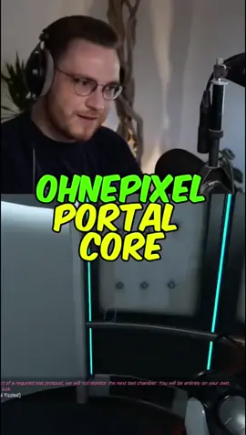 ohnepixel is not the sharpest tool #twitch #ohnepixel #portal2 