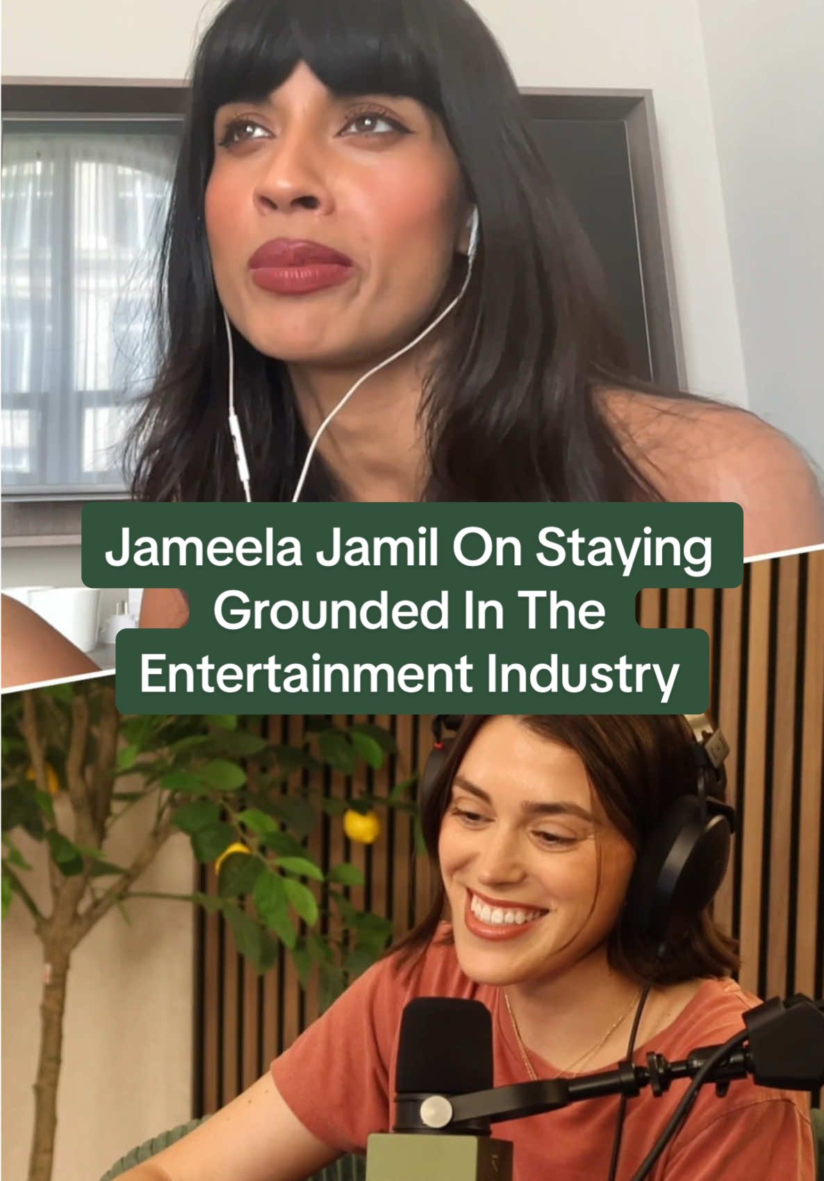 @Jameela Jamil talks about adjusting to life in the spotlight after starring in The Good Place, how she’s learned to stay grounded in the entertainment industry, and what healing has looked like for her over the years! Listen and watch NOW 💛🎙️ @Tay Lautner  #thesqueezepodcast #MentalHealth #taylorlautner #thegoodplace #jameelajamil #wrongturns #moveforyourmind 