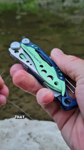 When spending time camping, hiking, or fishing, having minimalist gear is key. #edcgear #edc #outdoorgear #Hiking #camping #fishing #fishinggear #leatherman #multitool #angler #dealsforyoudays #skeletool #outdooressentials 