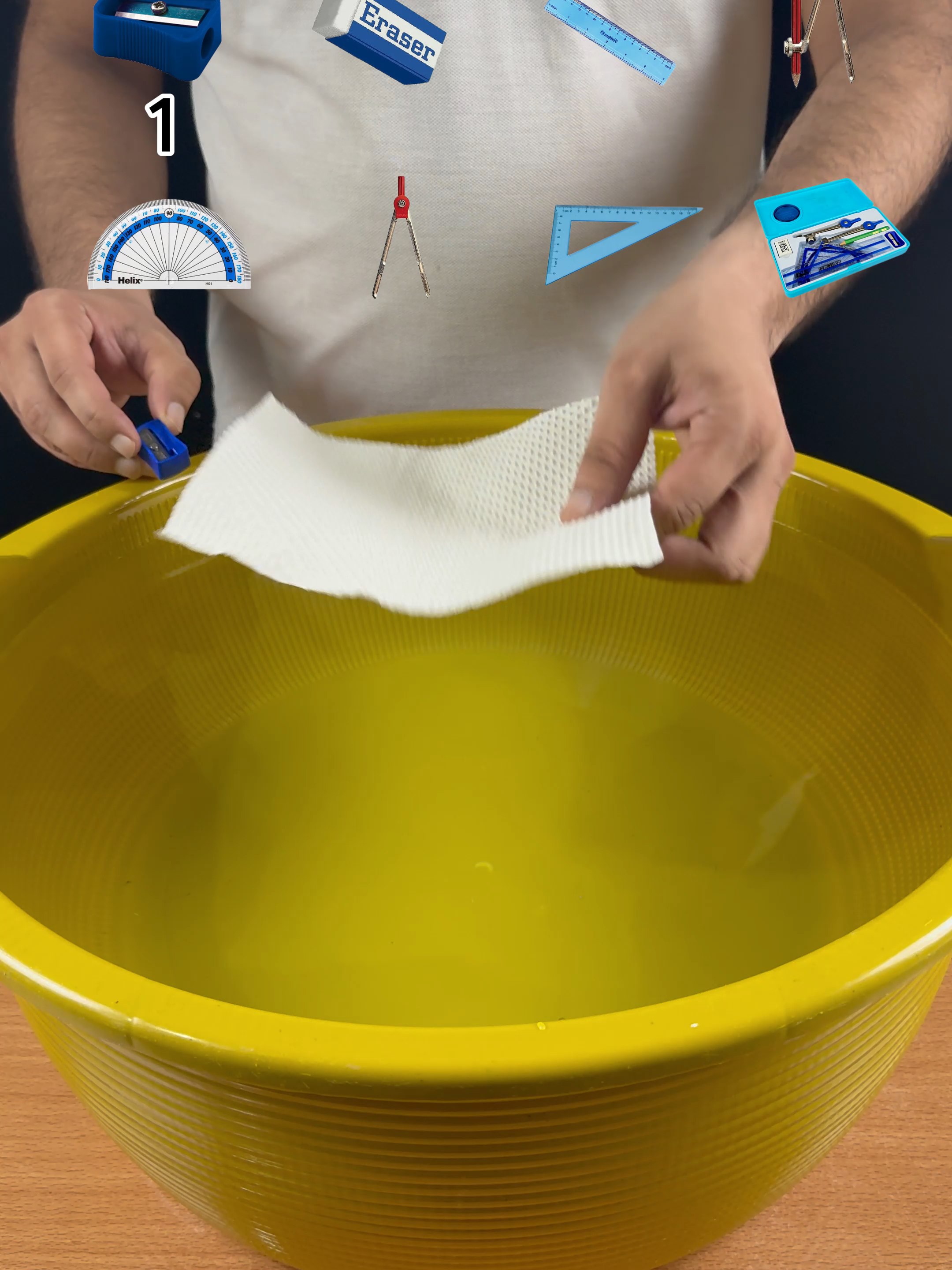 TRY TO GUESS HOW MANY TISSUE PAPER IT TOOKS! #experiment #satisfyingvideos #oddlysatisfying #asmrsounds #asmrvideos #asmr #waterexperiment #water #asmrsatisfying #scienceexperiments #unitedstates #unitedkingdom #foruyou #treanding #viralvideotiktok #fyp #sharpner #eraser #scale #compass #protector #divider #triangular #geometrybox #everything #tissuepaper