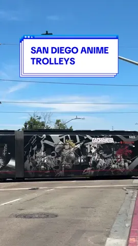 San Diego is getting ready for SDCC! We have Gachiakuta and Demon Slayer trolleys. 👀 #sdcc #demonslayer #gachiakutanime 