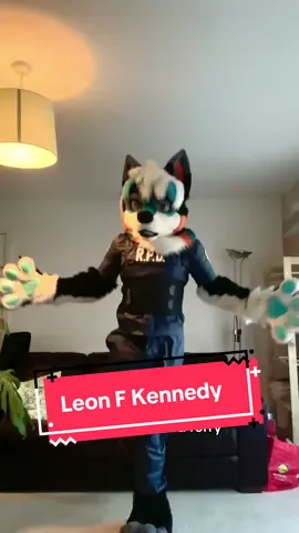 Leon F Kennedy #furry #amputee #fursona #fursuit #amputee #furryfandom #viral #funny #leonkennedy #residentevil #fyp 