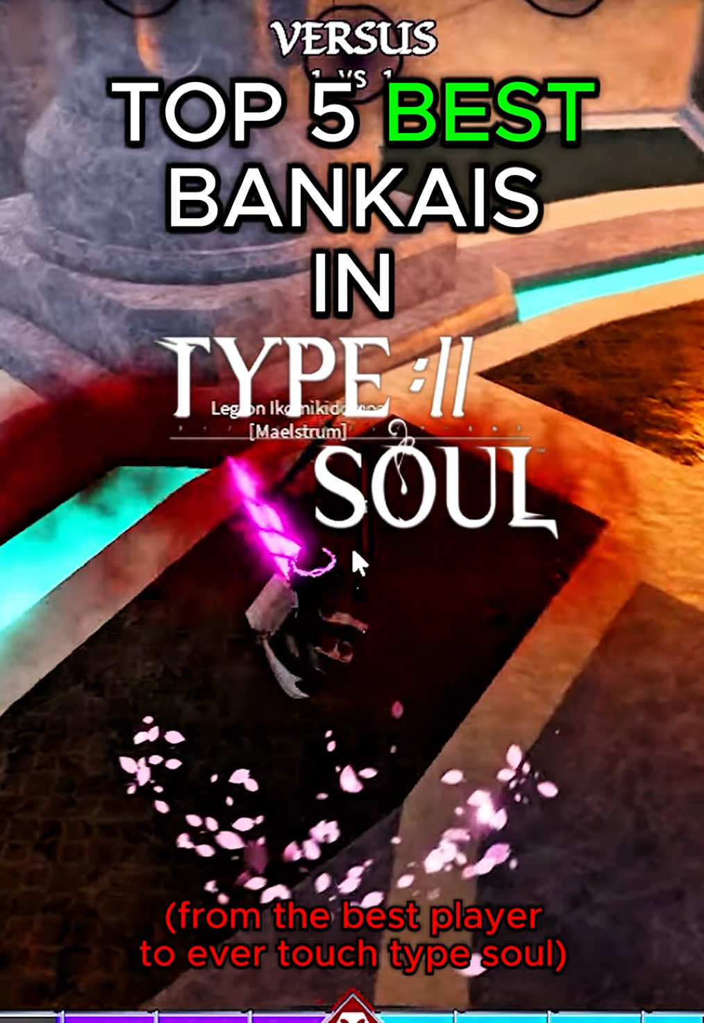 TOP 5 BEST BANKAIS IN TYPE SOUL #typesoul #typesoulroblox #roblox #robloxfyp #ichigo #espada #shinigami #hollow #quincy #soulreaper #arrancar #bankai #segunda 