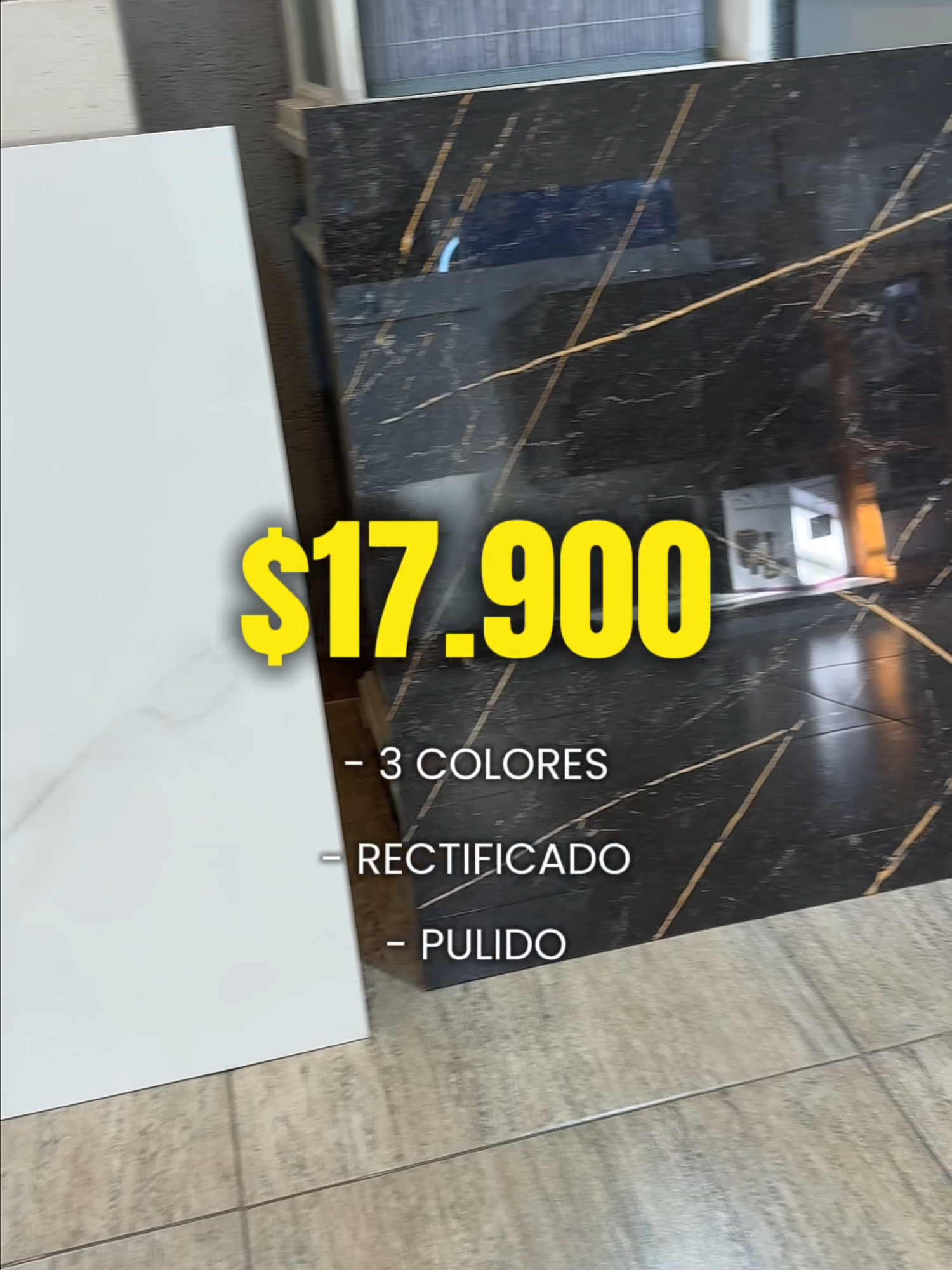💸 Precio lanzamiento: $17.900 el m² - PORCELÁNICO de 75x75 cm.  Tres colores de alta gama, pensados para transformar cualquier ambiente: living, cocina, baño o local.   📐 Rectificado = terminación perfecta, sin juntas gruesas.  ✨ Pulido = superficie brillante y elegante.  🇧🇷 Hecho en Brasil = calidad que se nota.    📦 Envío GRATIS a CABA y GBA 📍 Retirás también por nuestro local en Lanús. #DecoHogar #ReformaCasa #IdeasDeco #AntesYDespues #RenovacionHogar #Porcelanato #PisosInteriores #Porcelanato #DiseñoDeInteriores #PisosModernos #ViralTikTok