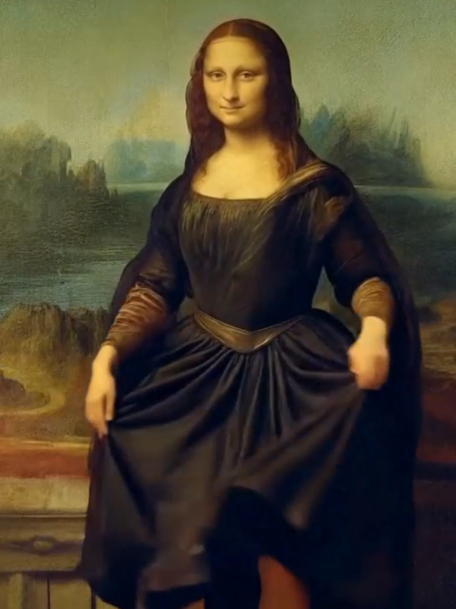 Mona Lisa largou o pincel e foi pro passinho! 🎨🕺 Texto pra postagem: 500 anos parada… Mas hoje… a Mona Lisa resolveu dançar! 😱💃 Leonardo da Vinci nem sonhava com isso: A obra mais famosa do mundo… Agora tá no ritmo do TikTok! 😂🎶 Tá rindo? Então curte, comenta e compartilha com quem precisa ver essa relíquia rebolando na timeline! Porque arte também tem swing, bebê! 🖼️🔥 Hashtags: #MonaLisaDançando #ArteComHumor #LeonardoDaVinci #ObraDeArte #MemeDaMonaLisa #VideoEngraçado #MonaLisa2025 #ReelsDeArte #TikTokDaMona #PassinhoDaLisa #MemeCultural #DançaHistórica #ReelsDeHumor