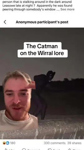 Catman out on the prowl meow x #wirral #catman #lore #fyp 