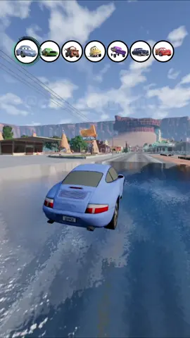 Carros da pixar vs buraco gigante #beamngdrive #beamng #carros #gaming #pixar #game 