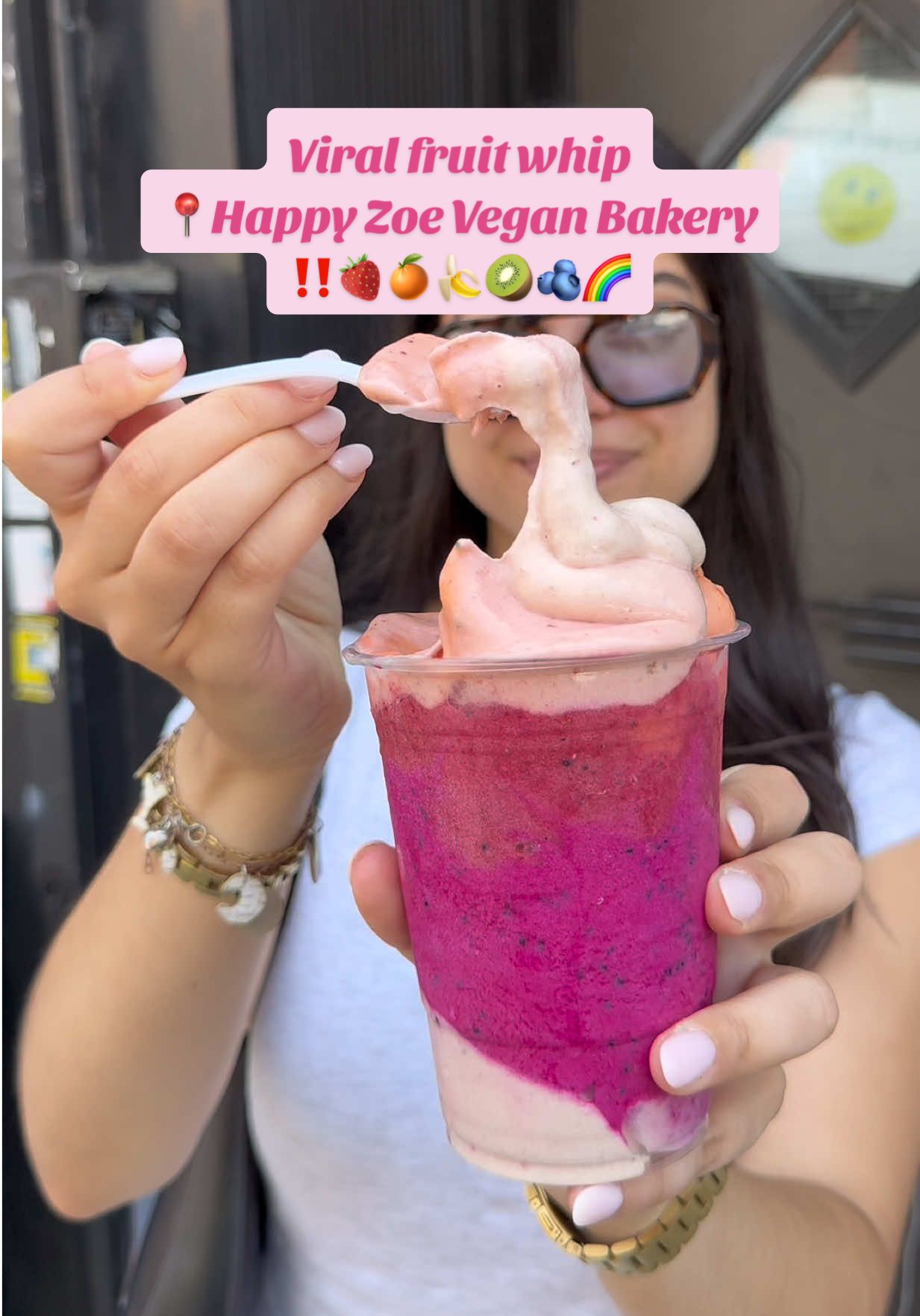 Finally tried THE viral fruit whip from @Happy zoe vegan bakery and how is this sugar free?!?! #viralfruitwhip #fruitwhip #fruitwhipnyc #happyzoeveganbakery #brooklyn #brooklynfood #eatingnyc #nycfood #nycrestaurants #greenpointbrooklyn #greenpoint #thingstodoinnyc #hiddengems #hiddengemsnyc #fyp #viral #nyc 