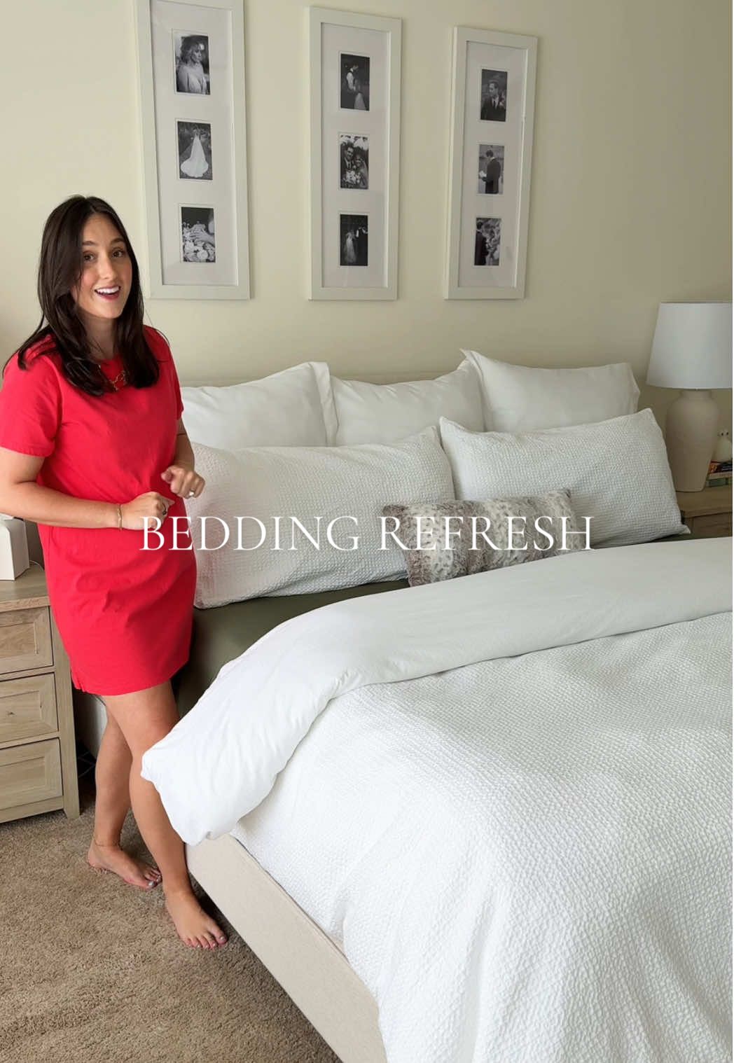 Refresh my bedding with me! These sheets are like BUTTER 🤤 Code INFG-25THEJESSTAYLS10 gets you 10% off your first order!  @onequince #quincepartner 