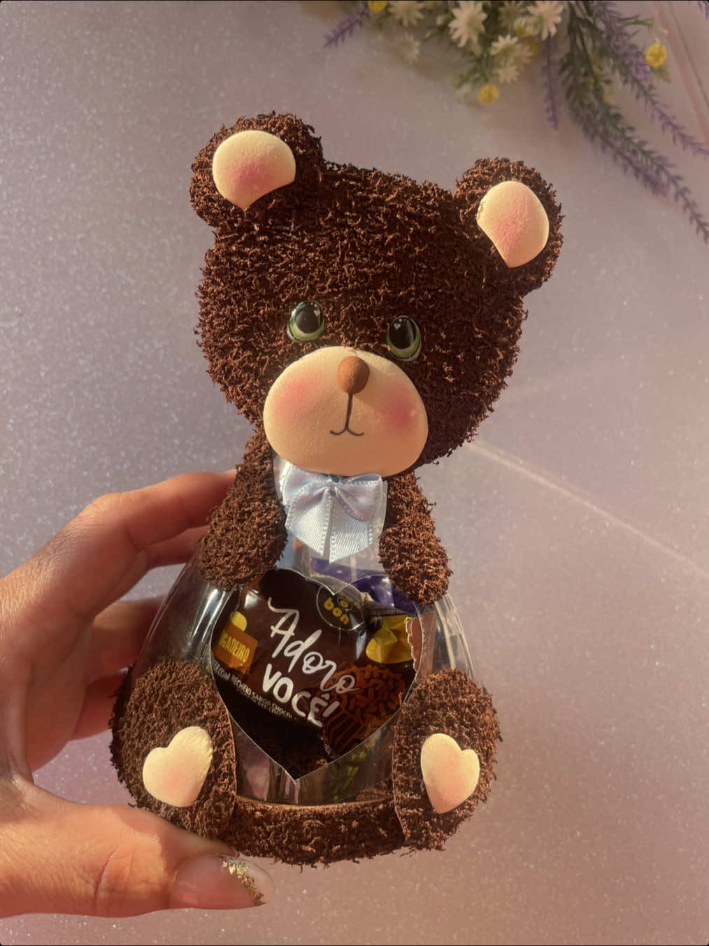 Lembrancinha porta doces ursinho 🐻 #lembrancinha #ursinho #DIY 