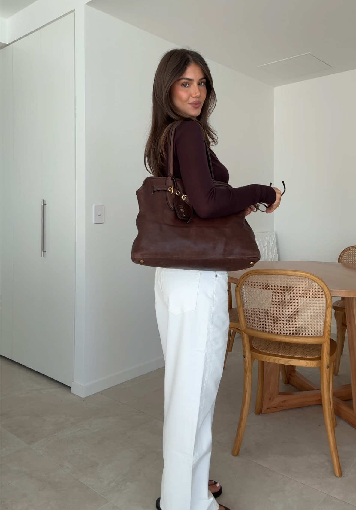 This top is really feeding into my chocolate brown obsession 