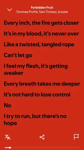 Forbidden Fruit - Tommee Profitt  #spotify #lyrics_songs #fyp #fullsong 