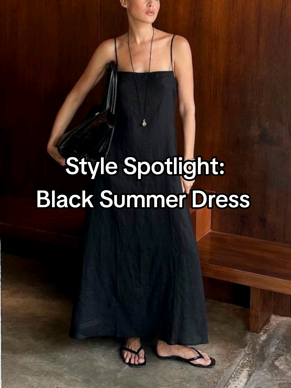 The black summer dress that does everything 🖤 Effortless, flattering, and always appropriate — day to night✨️  #WardrobeHero #SummerStyle   #ElevatedEveryday #EffortlessChic #EverydayChic #StyleInspo #FashionInspo #OOTD #EffortlessStyle #StyleInspo #SummerWardrobe #outfitinspiration #outfitinspo #blackdress 