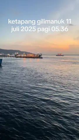 ketapang pagi hari ini jumat 11 juli tidak ada ombak karena pagi hari,kemungkinan jam 9 pagi ke atas angin kencang harap hati2 semua kawan2 #ketapang #gilimanuk #bali