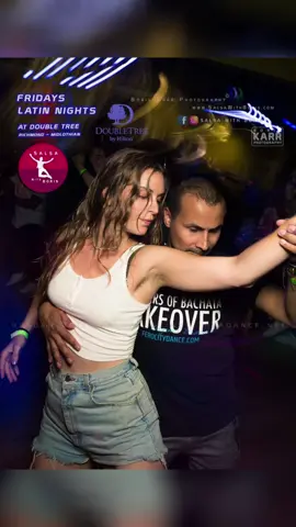From 7/4/25🌲🌲Friday Latin Nights at Double Tree Richmond-Midlothian • Fridays 8:30pm-1am • Playing Salsa, Bachata, Merengue and Kizomba • Smooth dance floor • Ambient lighting set up • Intro Lesson 8:30-9pm Tickets: at the door $5 cash $5.99 credit/debit card #salsa #salsadancing #bachata #bachatadancing #kizomba #dance #dancer #socialdancing #socialdance #socialdancer #rva #dancinginrva #richmonddance #salsainrichmond #richmond #richmondva #fridays #besties #latin #latinrva #latinnights #doubletree  #dancelife #danceislife #mybuddy #salsawithboris #clubphotography #event @Happy Stone @Minerva Guzman @Bridget Carman Pippe @Jose Fabela @Chief Pippen 